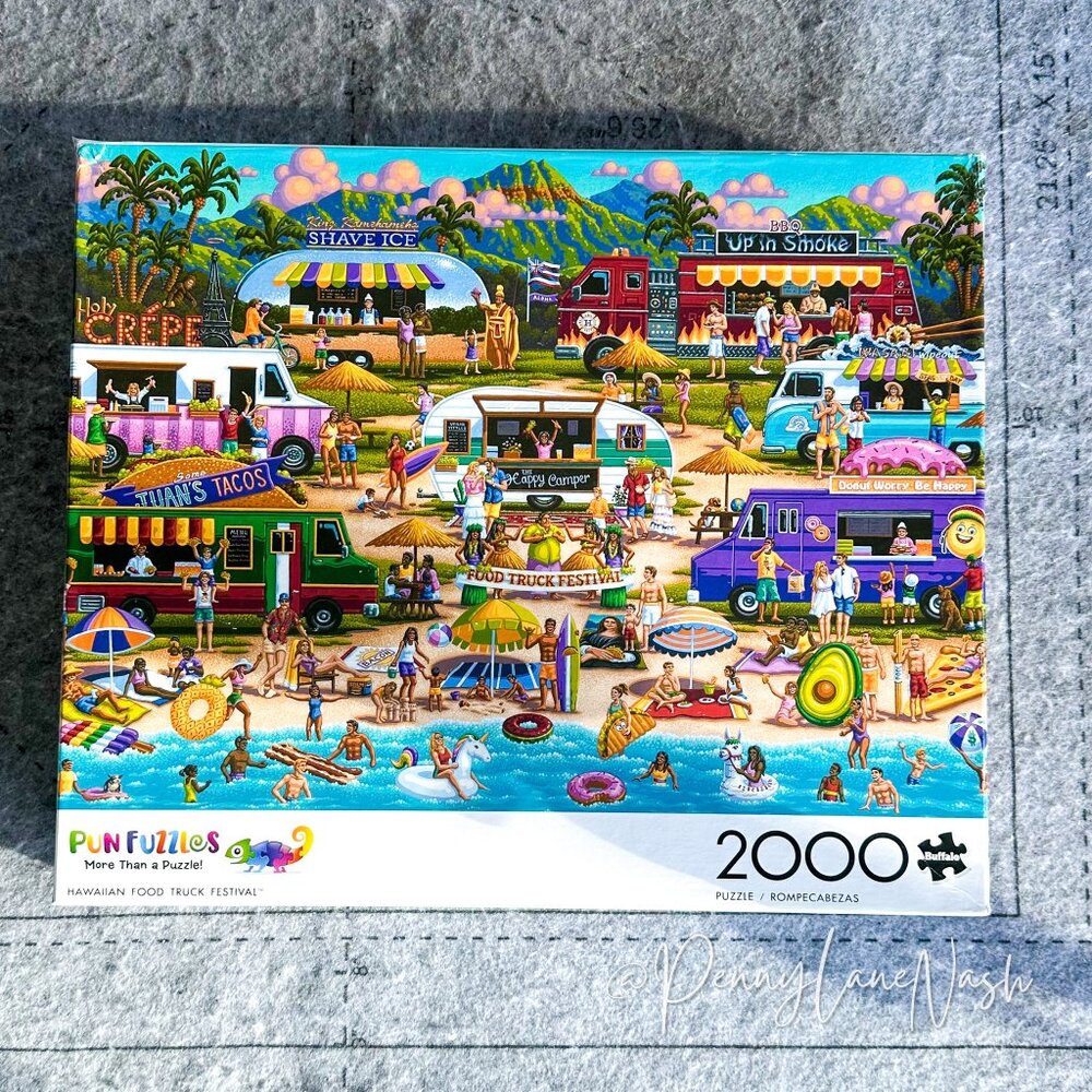 Buffalo Games Hawaiian Food Truck Festival 2000 Piece Jigsaw Puzzle - Picture 3 of 14